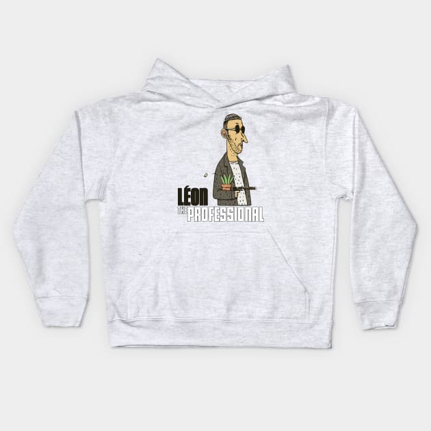Leon the Professional Kids Hoodie by INLE Designs